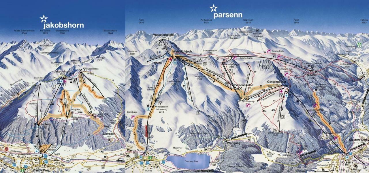 Spectacular View & Central Location In Davos Luaran gambar